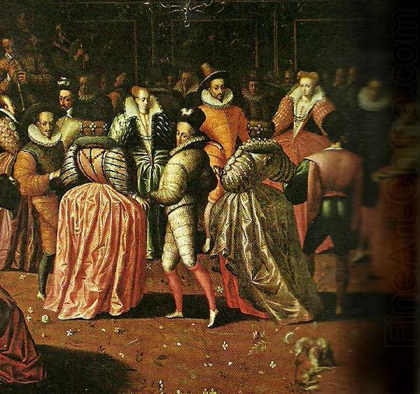 evening ball for  the wedding of the duc de joyeuse., unknow artist